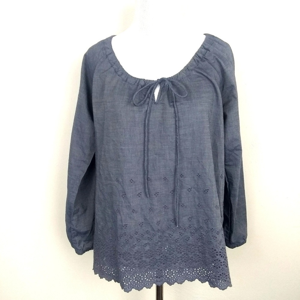 J.Crew Emrboidered Top | sz 0
